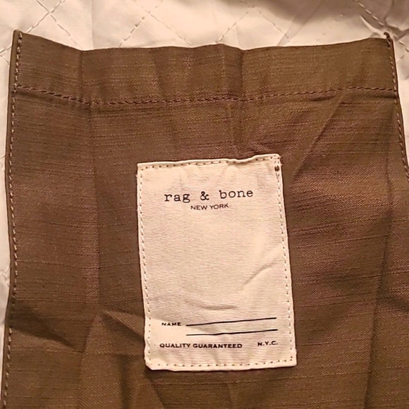Rag & Bone Khaki Utility Barn Jacket hidden hood - Picture 11 of 12